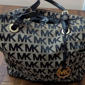 Michael Kors Black and Brown Women's Bag